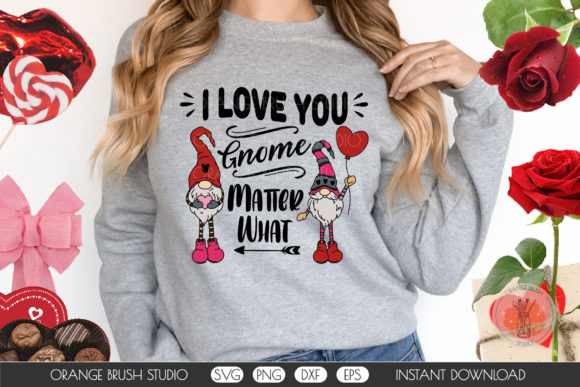 I Love You Gnome Matter What SVG for Cut