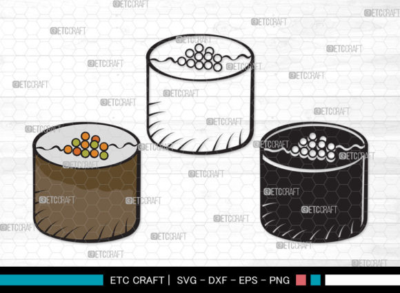 Sushi SVG Cut File Nigiri Soy Sauce Review